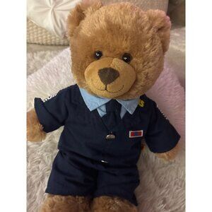 U.S. Air Force Uniform Teddy Bear Collectible Plush With Embroidered Patches & P
